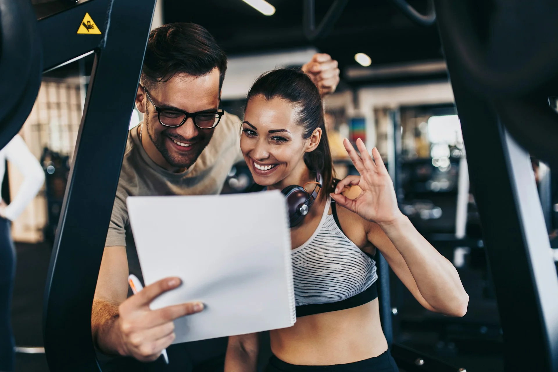 Needs-assessment meeting for a corporate gym project