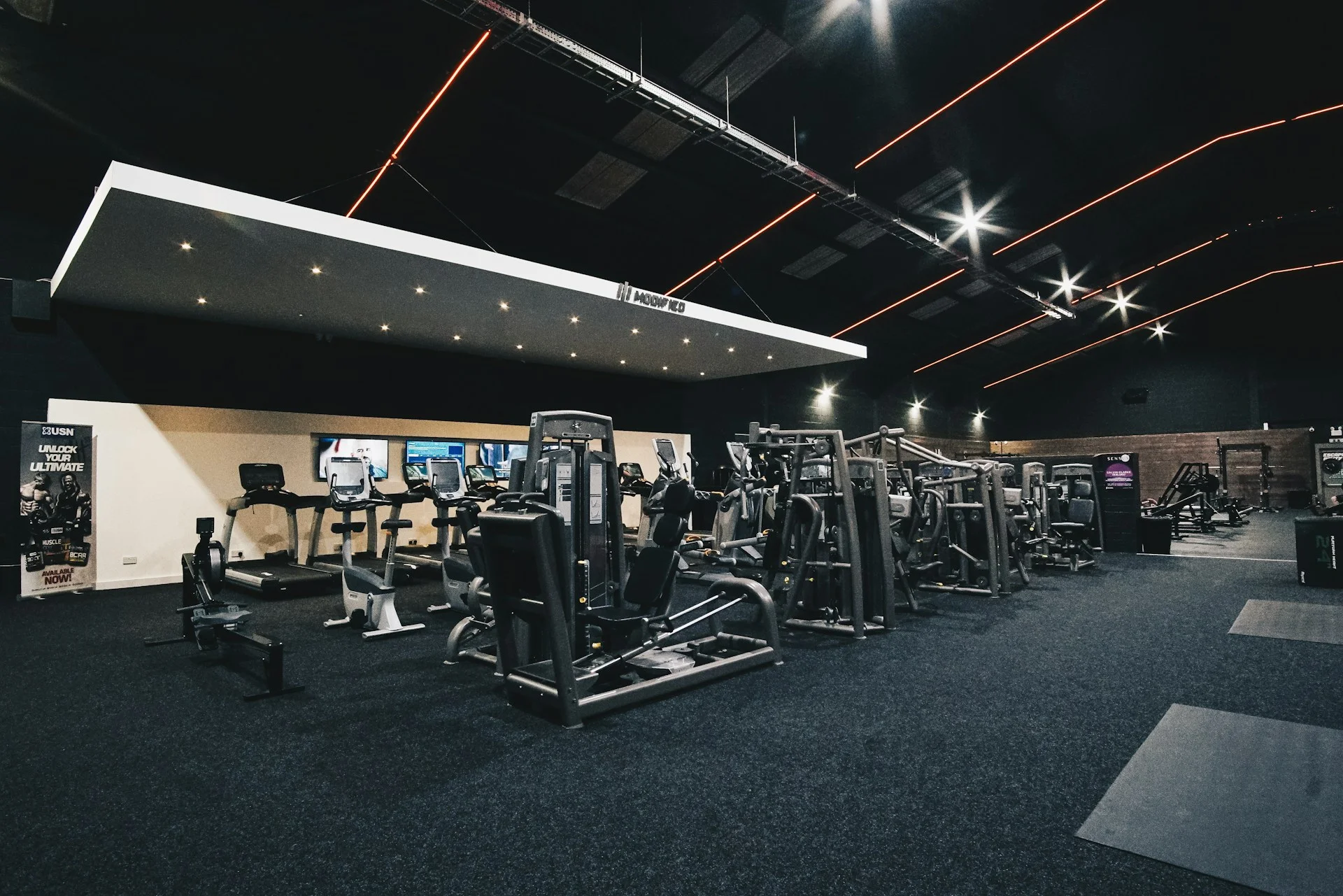 Commercial gym equipment ready for delivery