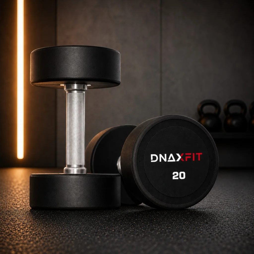 Haltères commerciaux DNA Equipment, gamme maison DNAxFIT