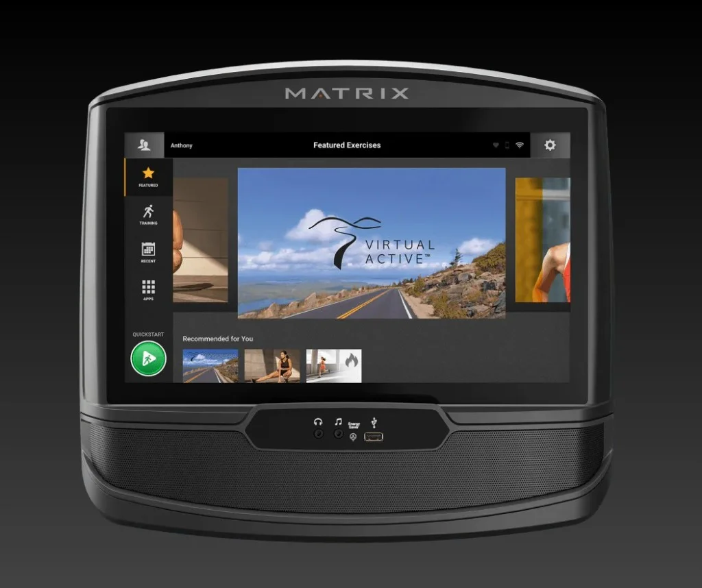 Console connectée Matrix Touch XUR avec intégration iFIT