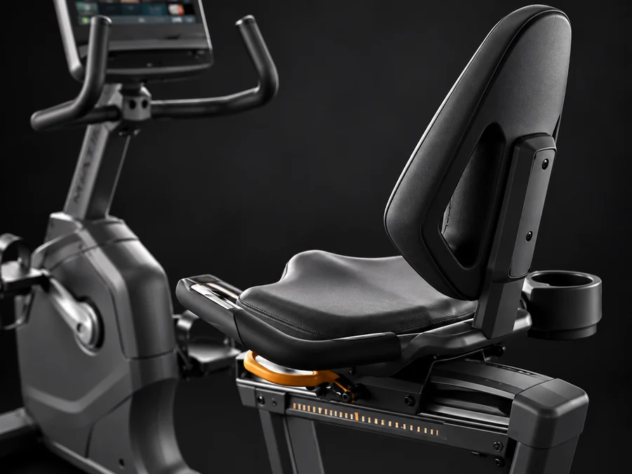 Illustration du dossier et du siège du vélo allongé Matrix Endurance